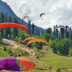 Paragliding in Manali, Solang valley