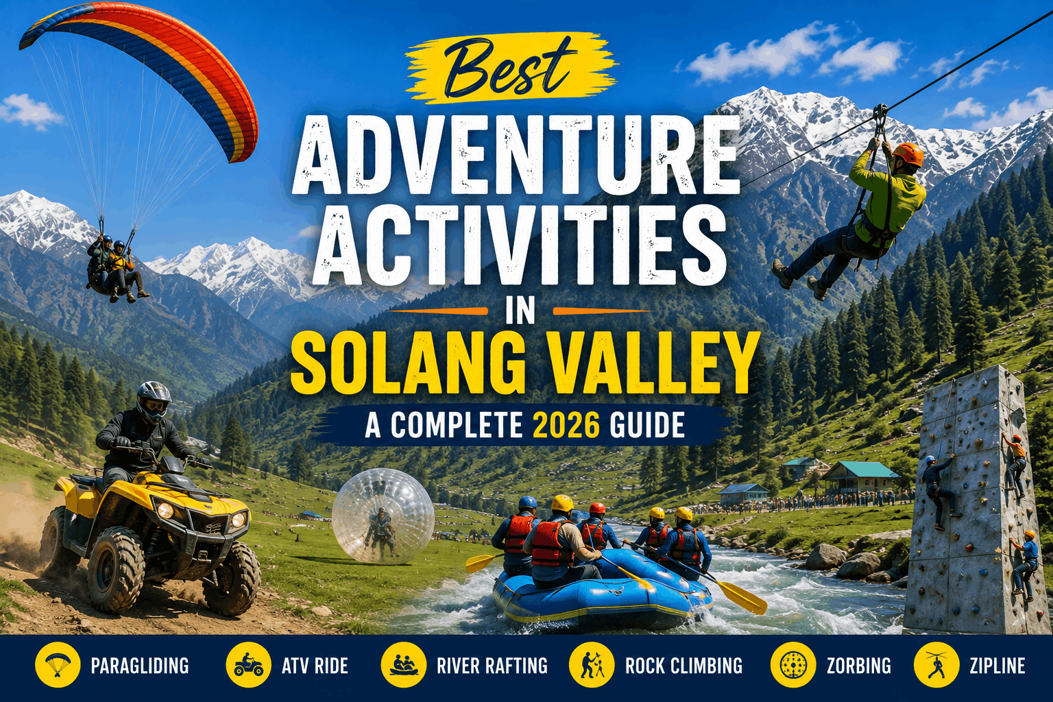 Best Adventure Activities in Solang Valley (2026 Season Guide)